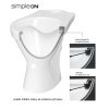 CERSANIT - WC KOMBI 695 CERSANIA SIMPLEON 010 3/6L+DUROPLAST SEDÁTKO SOFTCLOSE K11-2337