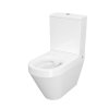 CERSANIT - WC KOMBI CREA CLEANON 011/020 OVAL, NÁDRŽKA 011 3/5, SEDÁTKO DUR SLIM WO LW ONE  K114-023-S-SET