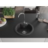MEXEN/S - Diego granitový dřez 1-miska včetně baterie Telma, černá kropenatý 6512-76-670200-00