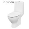 CERSANIT - WC KOMBI MODUO 43 cm 671  011 3/5 CLEAN ON, SEDÁTKO SLIM DUROPLAST-SOFT CLOSE K116-032