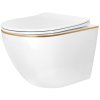 REA - Závěsná WC mísa Carlo Mini Tornado NFQ GOLD EDGE REA-C6801