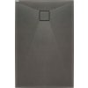 DEANTE - Correo antracit metalic - Granitová sprchová vanička, obdélníková, 100x90 cm KQR_T45B
