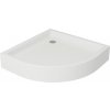 CERSANIT - Sprchová vanička TAKO 80x16, čtvrtkruh, BUILT-IN-PANEL CW S204-003