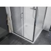 MEXEN/S - Apia sprchový kout posuvný 90x90, sklo transparent, chrom + vanička 840-090-090-01-00-4010