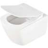 DEANTE - Anemon bílá - Záchodová mísa, se sedátkem, bez okraje CDZD6ZPW