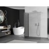 MEXEN/S - Kioto Sprchová zástěna WALK-IN 120 x 80, transparent, nikl kartáčovaná 800-120-212-97-00-080