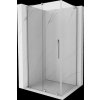 MEXEN/S - Velar L sprchový kout, posuvné dveře 120 x 75, transparent, chrom 871-120-075-03-01