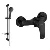MEXEN/S - Fabia DF05 Sprchová baterie s příslušenstvím, černá 74654DF05-70