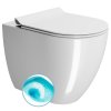 PURA WC misa stojaca, Swirlflush, 36x55cm spodný/zadný odpad, biela ExtraGlaze