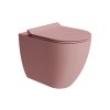 PURA WC misa stojaca, Swirlflush, 36x55cm, spodný/zadný odpad, blush dual-mat