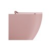 PURA WC misa stojaca, Swirlflush, 36x55cm, spodný/zadný odpad, blush dual-mat