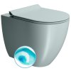 PURA WC misa stojaca, Swirlflush, 36x55cm, spodný/zadný odpad, ghiaccio dual-mat