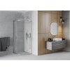MEXEN - Rio čtvrtkruhový sprchový kout 80x80, sklo transparent, chrom 863-080-080-01-00