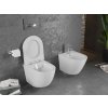 MEXEN/S - Lena Závěsná WC mísa včetně sedátka s slow-slim, duroplast, bílá 30220400