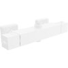 MEXEN - CUBE termostatická sprchová baterie 3/4" + 1/2", bílá 77250-20