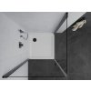 MEXEN/S - Pretoria Duo sprchový kout 90x90, transparent, černá + sprchová vanička včetně sifonu 852-090-090-70-02-4010B