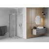 MEXEN - Rio čtvrtkruhový sprchový kout 90x90, sklo transparent, chrom 863-090-090-01-00