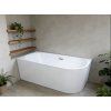 volne stojaca vana luxury biela so strbinovym prepadom