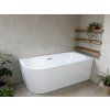 volne stojaca vana luxury biela so strbinovym prepadom
