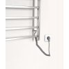 ESKINADO elektrický sušiak uterákov, hranatý, 620x1160 mm, 120 W, leštená nerez  AKCIA