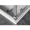 SIGMA SIMPLY štvorcová sprchová zástena 1100x1100 mm, rohový vstup, číre sklo