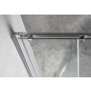 SIGMA SIMPLY štvorcová sprchová zástena 1100x1100 mm, rohový vstup, číre sklo