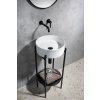 PICOBELLO keramické umývadlo na dosku priemer 37cm, biela