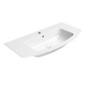 PURA keramické umývadlo Slim oblé 102x52cm, biela ExtraGlaze  DOPRAVA ZADARMO