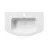 PURA keramické umývadlo Slim oblé 82x49cm, brúsená spodná hrana, biela ExtraGlaze