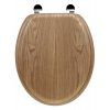 AQUALINE WC sedátko , dub