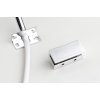 ANDREA LED nástenné svietidlo 5 W, 284x32x134 mm, IP44, chróm