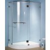 Sprchovací kút 80x120cm GLASS EDITION štvrťkruh ATYP + vanička