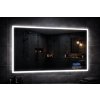 Smart LED zrkadlo 100x65 cm s Bluetooth, Anti-fog systémom a LCD displejom
