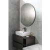 DARA CUT LED podsvietené zrkadlo 20W, ø 100x90cm, vykurovacia fólia