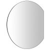 DARA CUT LED podsvietené zrkadlo 20W, ø 100x90cm, vykurovacia fólia