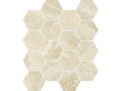 SUNLIGHT STONE BEIGE mozaika HEXAGON 22X