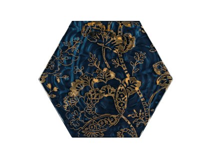 URBAN COLOURS BLUE INS HEX C glass