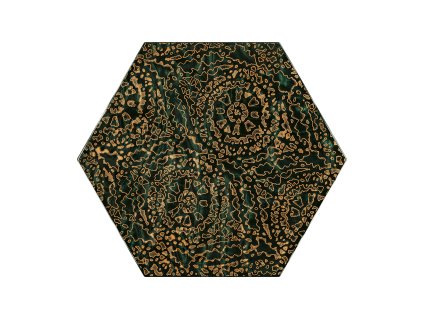 URBAN COLOURS GREEN INS HEX A glass