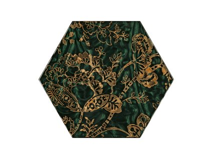 URBAN COLOURS GREEN INS HEX C glass