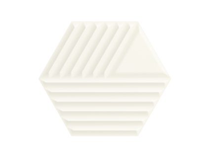 WOODSKIN BIANCO HEXAGON STR C 19,8X1