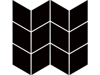 UNI MOZ Romb Braid Nero 20,5x23,8