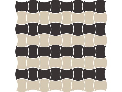 MODERNIZM MOZ NERO MIX B (3,6X4,4) 3