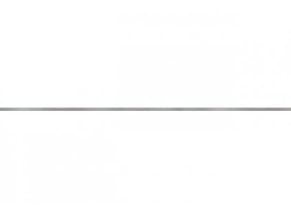 UNI LIST METAL SILVER MAT 1X89