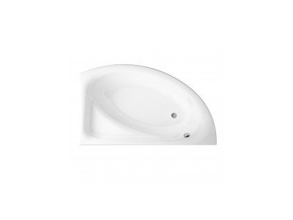 asymetricka vana 170x100 cm prava
