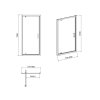 753933 3 cersanit sprchove dvere arteco 80x190 kyvne cire sklo s157 007