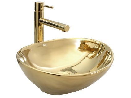 16420 rea sofia 41x34 gold pultove umyvadlo
