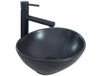 16465 rea sofia n 41x35 black mat pultove umyvadlo