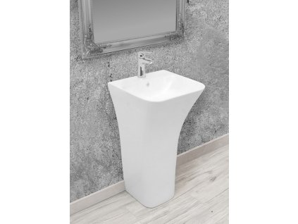 REA ADA SLIM 45x43 voľne stojace umývadlo Rozmery (mm): 450x430x830