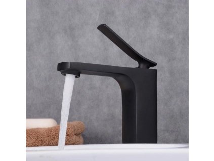 16549 rea sonic black umyvadlova stojaca bateria