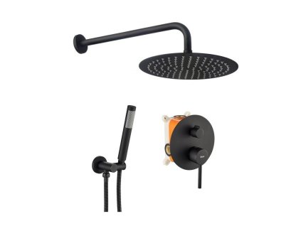 17131 rea lungo black podomietkovy sprchovy set so sprchovou bateriou